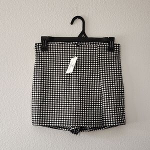 Nwt Windsor Preppy Black & White Gingham Skort Size Small